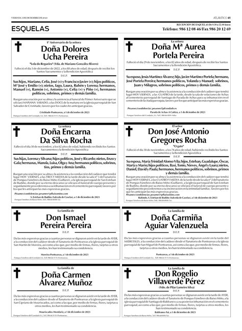 Esquelas .